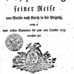 خرید و دانلود نسخه کامل کتاب Beschreibung seiner Reise von Berlin nach Kyritz in der Prignitz [Priegnitz], welche er vom 26ten September bis zum 2ten Oktober verrichtet hat