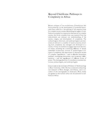 خرید و دانلود نسخه کامل کتاب Beyond Chiefdoms: Pathways to Complexity in Africa (New Directions in Archaeology)_68b4c688447fd.jpeg خرید و دانلود نسخه کامل کتاب Beyond Chiefdoms: Pathways to Complexity in Africa (New Directions in Archaeology)