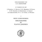 خرید و دانلود نسخه کامل کتاب Bibliographie zu Flavius Josephus   Arbeiten zur Literatur und Geschichte des Hellenistischen Judentums, I