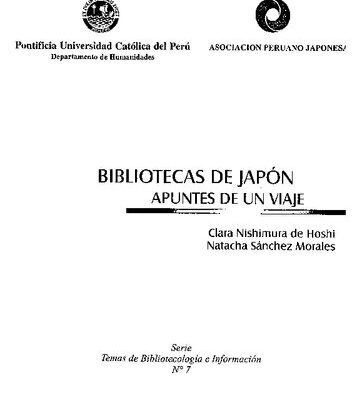 خرید و دانلود نسخه کامل کتاب Bibliotecas de Japón. Apuntes de un viaje
