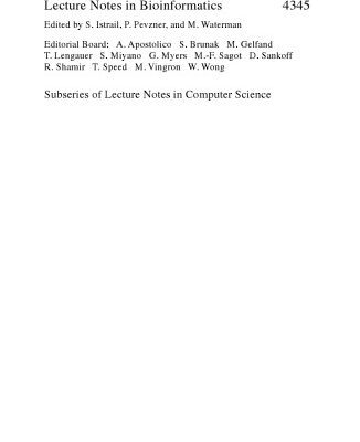 خرید و دانلود نسخه کامل کتاب Biological and Medical Data Analysis: 7th International Symposium, ISBMDA 2006, Thessaloniki, Greece, December 7-8, 2006. Proceedings
