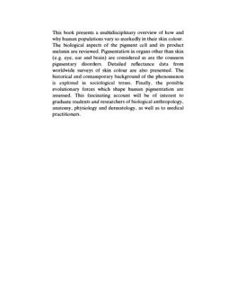 خرید و دانلود نسخه کامل کتاب Biological Perspectives on Human Pigmentation