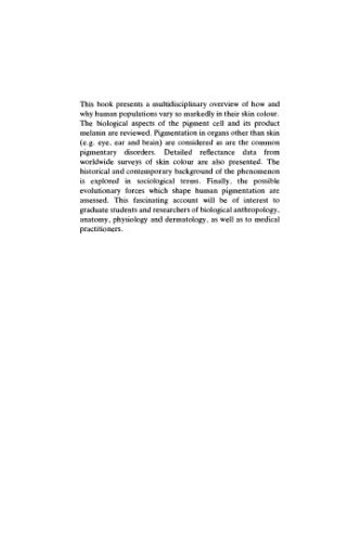 خرید و دانلود نسخه کامل کتاب Biological Perspectives on Human Pigmentation_68ce6d680bcfd.jpeg خرید و دانلود نسخه کامل کتاب Biological Perspectives on Human Pigmentation