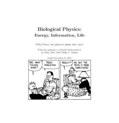 خرید و دانلود نسخه کامل کتاب Biological physics (free web version, Dec. 2002)