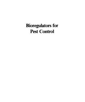 خرید و دانلود نسخه کامل کتاب Bioregulators for Pest Control
