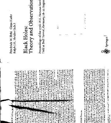خرید و دانلود نسخه کامل کتاب Black holes, theory and observation