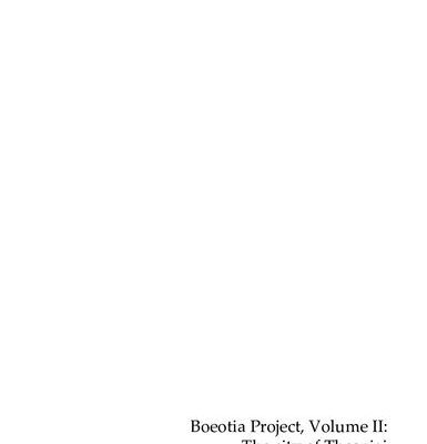 خرید و دانلود نسخه کامل کتاب Boeotia Project, Volume II: The city of Thespiai Survey at a complex urban site