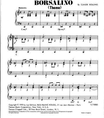 خرید و دانلود نسخه کامل کتاب Borsalino (theme)
