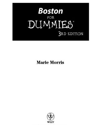 خرید و دانلود نسخه کامل کتاب Boston For Dummies, 3rd edition (Dummies Travel)