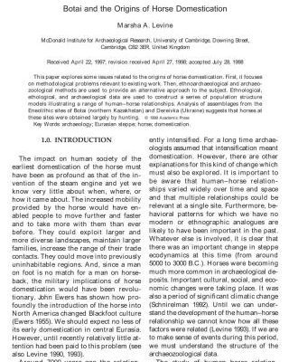 خرید و دانلود نسخه کامل کتاب Botai and the Origins of Horse Domestication