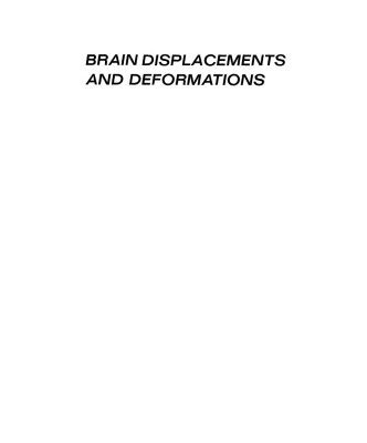 خرید و دانلود نسخه کامل کتاب Brain Displacements and Deformations