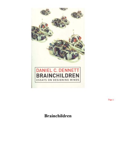 خرید و دانلود نسخه کامل کتاب Brainchildren: Essays on Designing Minds_68bb3b334c451.jpeg خرید و دانلود نسخه کامل کتاب Brainchildren: Essays on Designing Minds