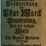 خرید و دانلود نسخه کامل کتاب Brandenburger Atlas oder Geographische Beschreibung der Chur-Marck [Kurmark] Brandenburg und des dasigen Adels