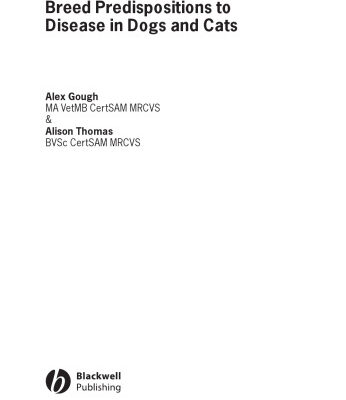 خرید و دانلود نسخه کامل کتاب Breed Predispositions to Disease in Dogs and Cats