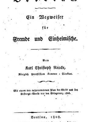خرید و دانلود نسخه کامل کتاب Breslau. Ein Wegweiser für Fremde und Einheimische