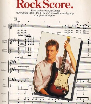 خرید و دانلود نسخه کامل کتاب Bryan Adams rock score:  6 of his hit songs, including (Everything I do) I do it for you, scored for small groups :  complete with lyrics