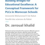 خرید و دانلود نسخه کامل کتاب Building Bridges for Educational Excellence A Conceptual Framework for PLCs in Moroccan Schools