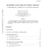 خرید و دانلود نسخه کامل کتاب Busstepp Lectures on String Theory