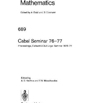 خرید و دانلود نسخه کامل کتاب Cabal Seminar 76-77