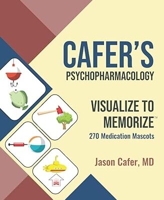 خرید و دانلود نسخه کامل کتاب Cafer’s Psychopharmacology: Visualize to Memorize 270 Medication Mascots – Pdf