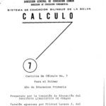 خرید و دانلود نسخه کامل کتاب Calculo 7. Cartilla de Cálculo No. 7 Para el Primer Año de Educacion Primaria