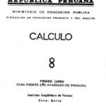خرید و دانلود نسخه کامل کتاب Calculo 8. Primer libro para primer año avanzado de primaria