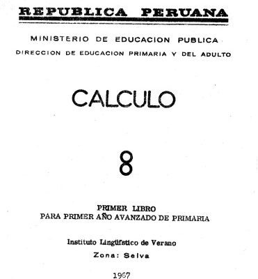 خرید و دانلود نسخه کامل کتاب Calculo 8. Primer libro para primer año avanzado de primaria