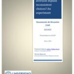 خرید و دانلود نسخه کامل کتاب Can cognitive skills and risk aversion explain inconsistent choices? An experiment