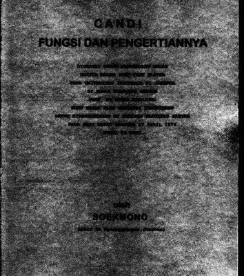 خرید و دانلود نسخه کامل کتاب Candi Fungsi dan Pengertiannya