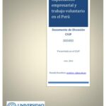 خرید و دانلود نسخه کامل کتاب Capacitación empresarial y trabajo voluntario en el Perú