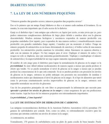 خرید و دانلود نسخه کامل کتاب Capítulo 7 Bernstein Diabetes Solution