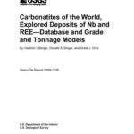 خرید و دانلود نسخه کامل کتاب Carbonatites of the World, Explored Deposits of Nb and REE – Database and Grade and Tonnage Models