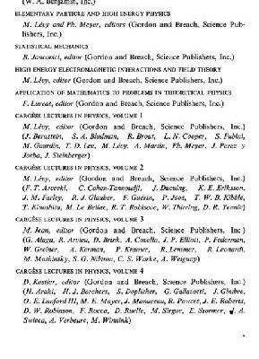 خرید و دانلود نسخه کامل کتاب Cargese lectures in physics. Pade approximant methods in quantum field theory
