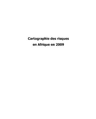 خرید و دانلود نسخه کامل کتاب Cartographie des risques en Afrique en 2009