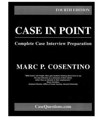 خرید و دانلود نسخه کامل کتاب Case in Point. Complete Case Interview Preparation