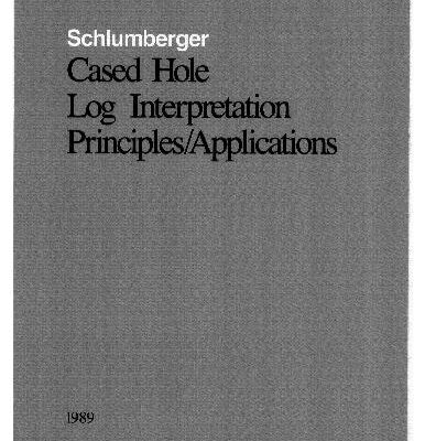 خرید و دانلود نسخه کامل کتاب Cased hole log interpretation principles, applications