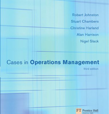 خرید و دانلود نسخه کامل کتاب Cases in Operations Management