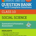 خرید و دانلود نسخه کامل کتاب CBSE CCE Social Science Question Bank With Complete Solutions For Class 10 Term I (April to Sept) Summative and Formative Assessment Oswaal