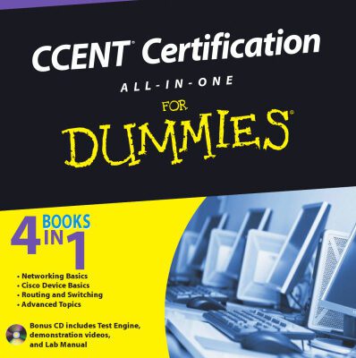 خرید و دانلود نسخه کامل کتاب CCENT Certification All-In-One For Dummies