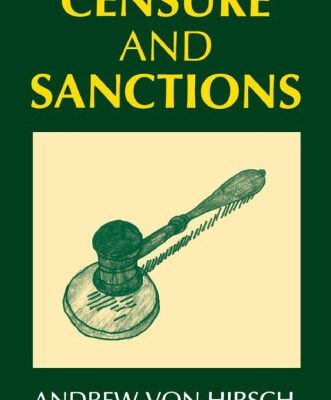 خرید و دانلود نسخه کامل کتاب Censure and Sanctions (Oxford Monographs on Criminal Law and Justice)