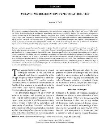 خرید و دانلود نسخه کامل کتاب Ceramic Micro-Seriation: Types or Attributes?