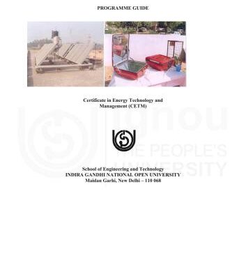 خرید و دانلود نسخه کامل کتاب Certificate in Energy Technology and Management (CETM)
