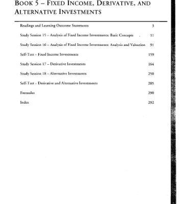 خرید و دانلود نسخه کامل کتاب CFA Level 1 Schweser Study Notes