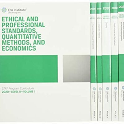 خرید و دانلود نسخه کامل کتاب CFA Program Curriculum 2020 Level II Volumes 1-6 Box Set (CFA Curriculum 2020 – Orginal Pdf