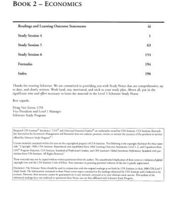 خرید و دانلود نسخه کامل کتاب Cfa Schweser Study Notes 2006. Level 1. Book 2