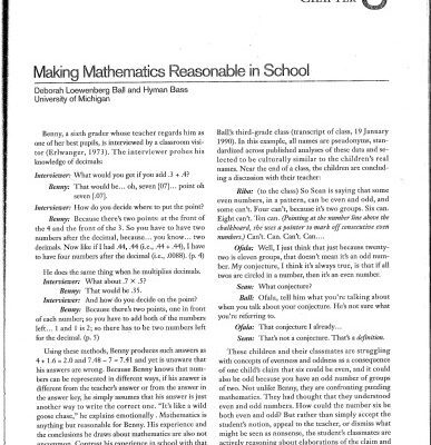خرید و دانلود نسخه کامل کتاب Ch. 3 Making Mathematics Reasonable in School [single chapter from the book A research companion to principles and standards for school mathematics]