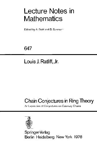 خرید و دانلود نسخه کامل کتاب Chain Conjectures in Ring Theory: An Exposition of Conjectures on Catenary Chains_68b4b5adb55af.jpeg خرید و دانلود نسخه کامل کتاب Chain Conjectures in Ring Theory: An Exposition of Conjectures on Catenary Chains