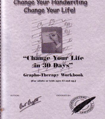 خرید و دانلود نسخه کامل کتاب Change Your Handwriting, Change Your Life Workbook