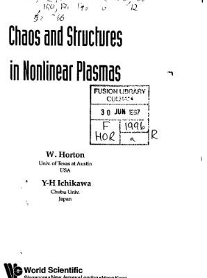 خرید و دانلود نسخه کامل کتاب Chaos and structures in nonlinear plasmas