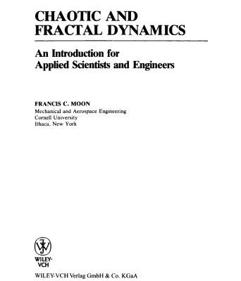 خرید و دانلود نسخه کامل کتاب Chaotic and Fractal Dynamics. An Intro for Applied Scientists and Engineers